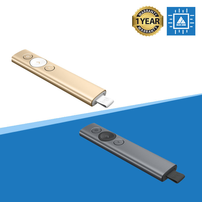 LOGITECH SPOTLIGHT PRESENTATION REMOTE (GOLD | GRAY)
