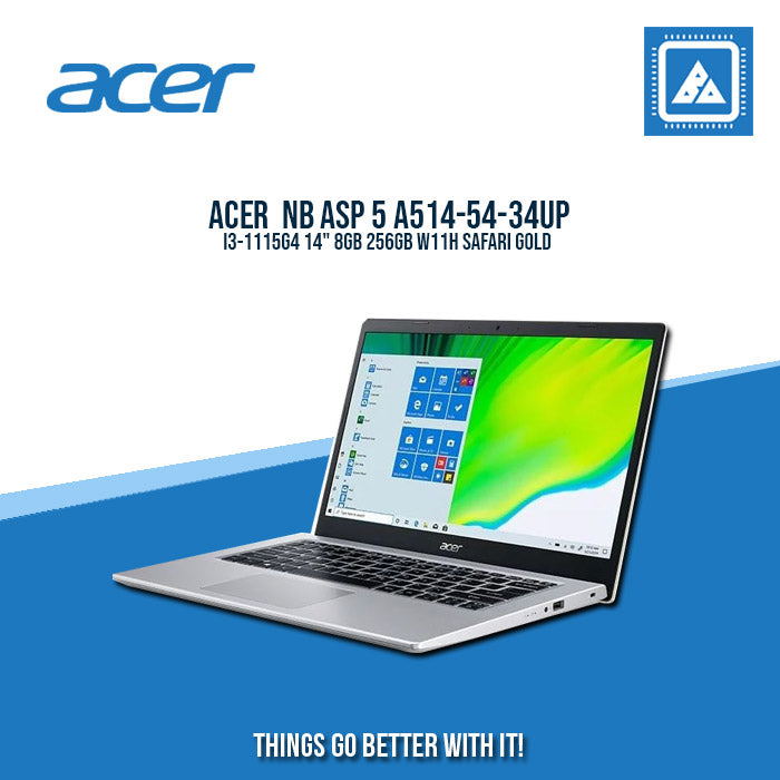 ACER  NB ASP 5 A514-54-34UP I3-1115G4 Best for Students