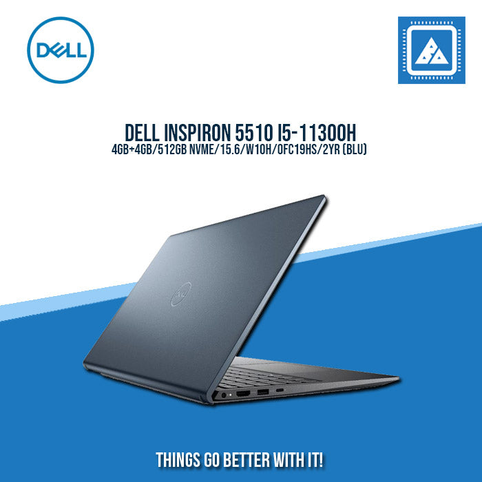 DELL INSPIRON 5510 I5-11300H/4GB+4GB/512GB NVME | BEST FOR STUDENTS AND FREELANCERS LAPTOP