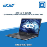 ACER EXTENSA 15 EX215-55-53CD I5-1235U/8GB/512GB NVME | BEST FOR STUDENTS AND FREELANCERS LAPTOP