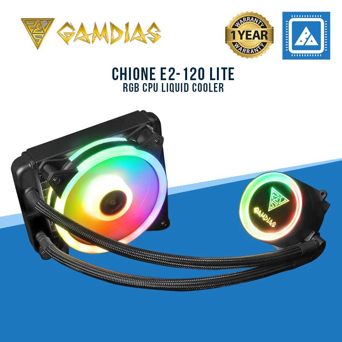 Gamdias CHIONE E2-120 LITE RGB CPU LIQUID COOLER (NO REMOTE)