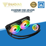 GAMDIAS CHIONE M2-240R RGB CPU LIQUID COOLER