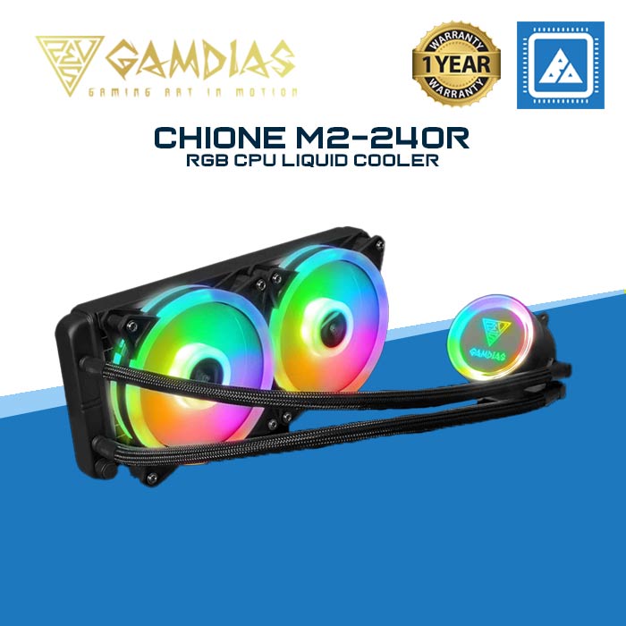 GAMDIAS CHIONE M2-240R RGB CPU LIQUID COOLER