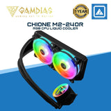 GAMDIAS CHIONE M2-240R RGB CPU LIQUID COOLER