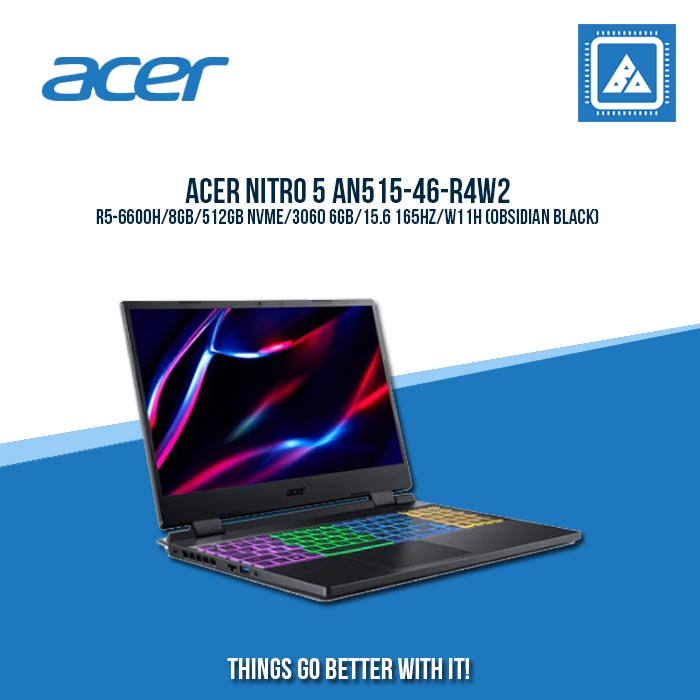 ACER NITRO 5 AN515-46-R4W2 R5-6600H | Gaming Laptop And AutoCAD Users