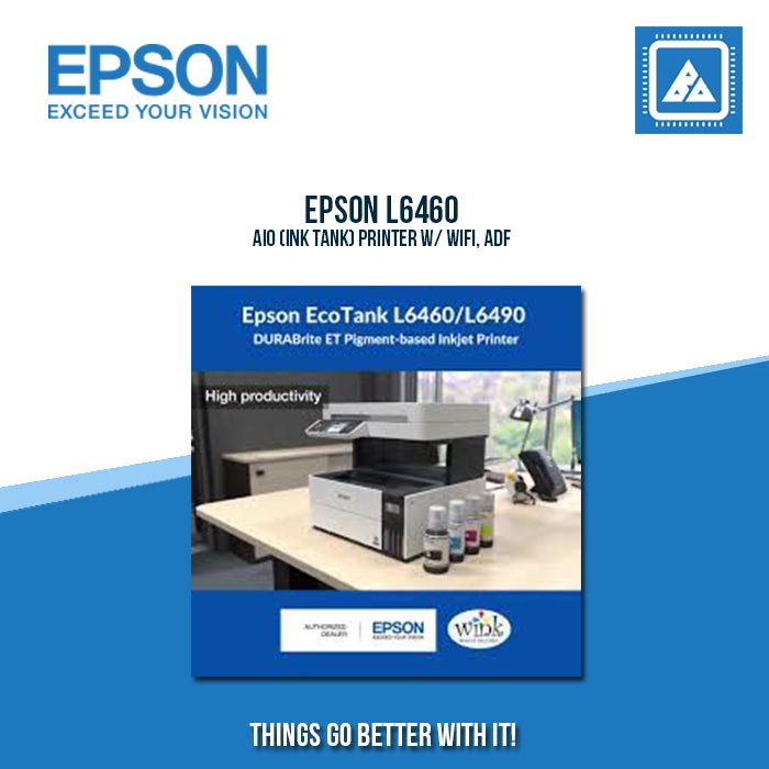 EPSON L6460 AIO (INK TANK) PRINTER W/ WIFI, ADF