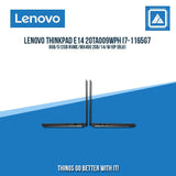 LENOVO THINKPAD E14 20TA009WPH I7-1165G7 | Best For Students and Freelancers