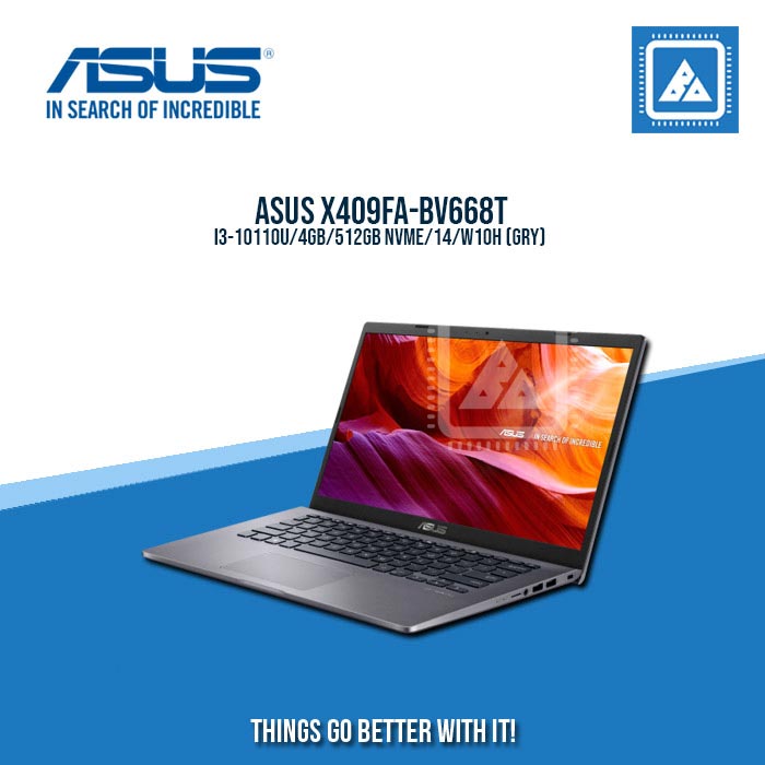 ASUS X409FA-BV668T I3-10110U | Best for Students