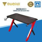 GAMDIAS DAEDALUS E1 DESK BR / BLACK / RED