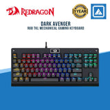 REDRAGON K568 RGB DARK AVENGER Mechanical Gaming Keyboard 87 Keys