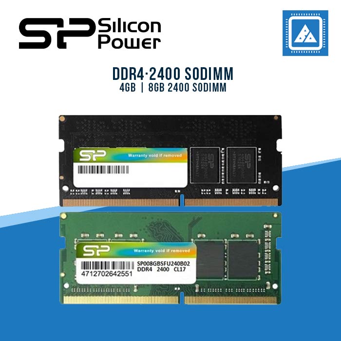 SILICON POWER 4GBDDR4·2400 8GBDDR4·2400 SODIMM – BlueArm