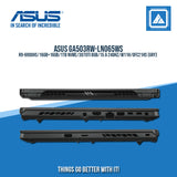 ASUS ROG ZEPHYRUS G15 GA503RW-LN065WS R9-6900HS/16GB+16GB/1TB NVME/3070TI 8GB | BEST FOR GAMING AND AUTOCAD LAPTOP