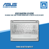 ASUS GA402RK-L8142WS R9-6900HS/16GB+16GB/1TB NVME/RX6800S 8GB |BEST FOR GAMING AND AUTOCAD LAPTOP