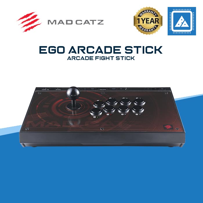 Mad Catz The Authentic EGO Arcade Fight Stick for PS4, Xbox One, Nintendo Switch and PC (Windows Direct and X-Input)