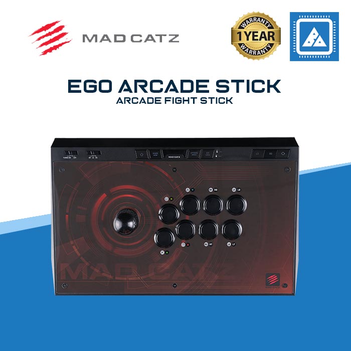 Mad Catz The Authentic EGO Arcade Fight Stick for PS4, Xbox One, Nintendo  Switch and PC (Windows Direct and X-Input)