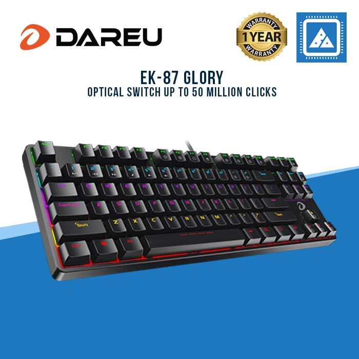 DAREU EK-87 GLORY Optical Switch Up to 50 Million Clicks RGB Gaming Keyboard