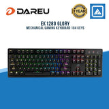 Dareu EK-1280 Glory Mechanical Keyboard Fullsize Three Switches 104 Keys