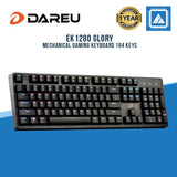 Dareu EK-1280 Glory Mechanical Keyboard Fullsize Three Switches 104 Keys