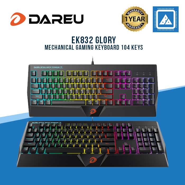 Dareu EK832 GLORY Mechanical Gaming Keyboard 104 keys
