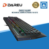 Dareu EK832 GLORY Mechanical Gaming Keyboard 104 keys
