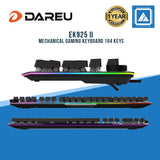 Dareu EK925 II Alloy body RGB Mechanical Gaming Keybaord