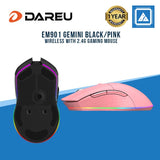 DAREU EM901 GEMINI Wireless Rainbow RGB Backlit Gaming Mouse