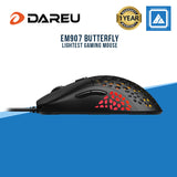 EM907 BUTTERFLY 60g Lightest Gaming Mouse RGB