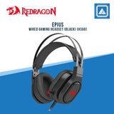 REDRAGON EPIUS WIRED GAMING HEADSET (BLACK) (H360)