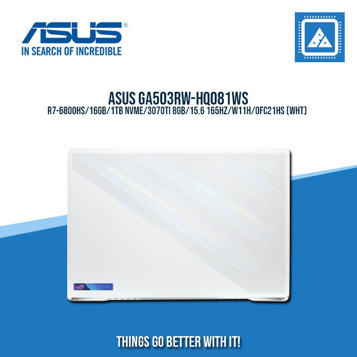 ASUS GA503RW-HQ081WS R7-6800HS/16GB/1TB NVME/3070TI 8GB | BEST FOR GAMING AND AUTOCAD LAPTOP