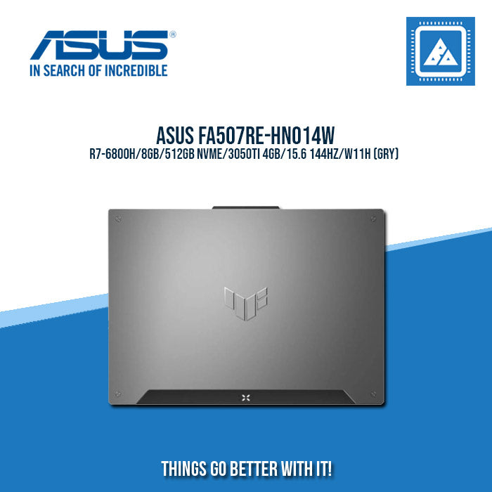 ASUS FA507RE-HN014W R7-6800H/8GB/512GB NVME/3050TI 4GB | BEST FOR GAMING AND AUTOCAD LAPTOP