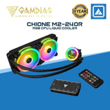 GAMDIAS CHIONE M2-240R RGB CPU LIQUID COOLER