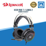 REDRAGON LAMIA2 RGB 7.1 VIRTUAL SURROUND USB GAMING HEADSET W/ STAND