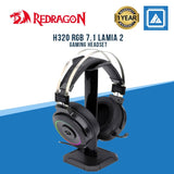 REDRAGON LAMIA2 RGB 7.1 VIRTUAL SURROUND USB GAMING HEADSET W/ STAND
