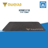 GAMDIAS HERMES P1B 3-IN-1 COMBO RGB Keyboard, Optical Mouse, Mouse Pad