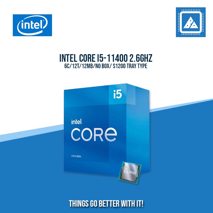 INTEL CORE I5-11400 2.6GHZ/6C/12T/12MB/NO BOX/ S1200 TRAY TYPE