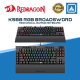 Redragon K588 RGB Broadsword Mechanical Gaming Keyboard