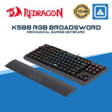 Redragon K588 RGB Broadsword Mechanical Gaming Keyboard