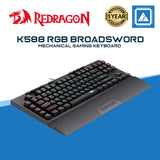 Redragon K588 RGB Broadsword Mechanical Gaming Keyboard