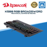 Redragon K588 RGB Broadsword Mechanical Gaming Keyboard