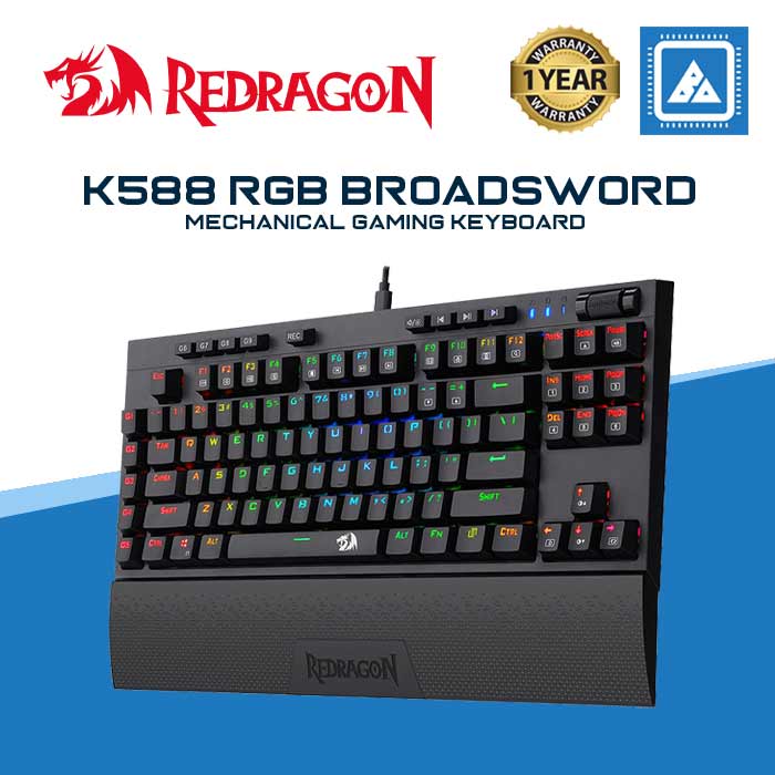 Redragon K588 RGB Broadsword Mechanical Gaming Keyboard