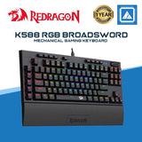 Redragon K588 RGB Broadsword Mechanical Gaming Keyboard
