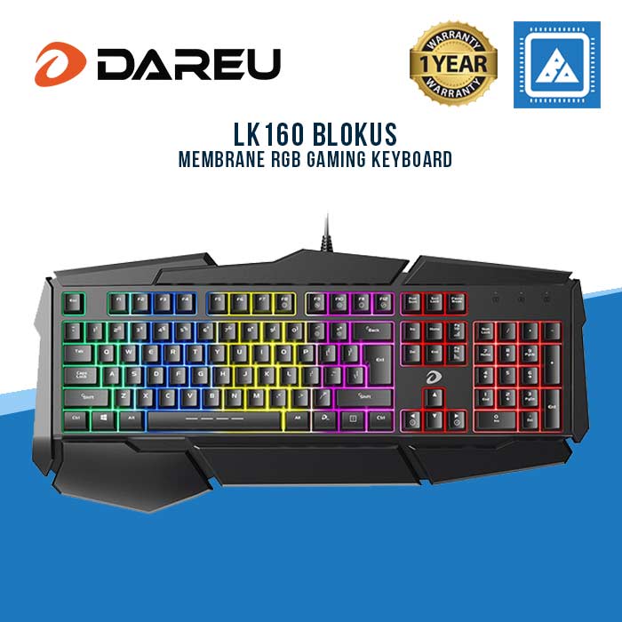 DAREU BLOKUS LK160 MEMBRANE RGB GAMING KEYBOARD