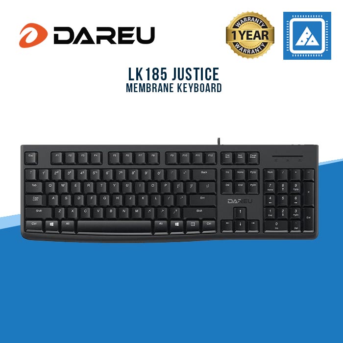 DAREU JUSTICE LK185 MEMBRANE KEYBOARD