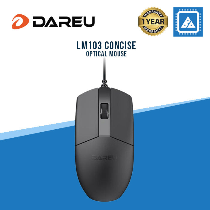 DAREU CONCISE LM103 OPTICAL MOUSE USB
