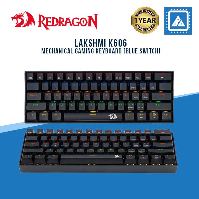 Redragon K606R Lakshmi Gaming Keyboard [Blue Switch]