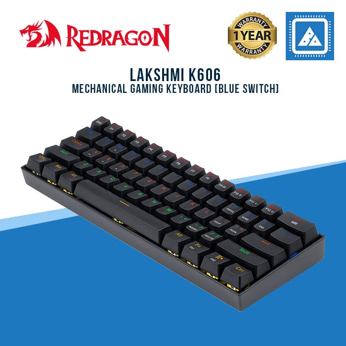 Redragon K606R Lakshmi Gaming Keyboard [Blue Switch]