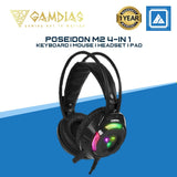 GAMDIAS POSEIDON M2 4IN1 GAMING COMBO