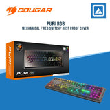 COUGAR KEYBOARD PURI RGB / MECHANICAL / RED SWITCH/ RUST PROOF COVER