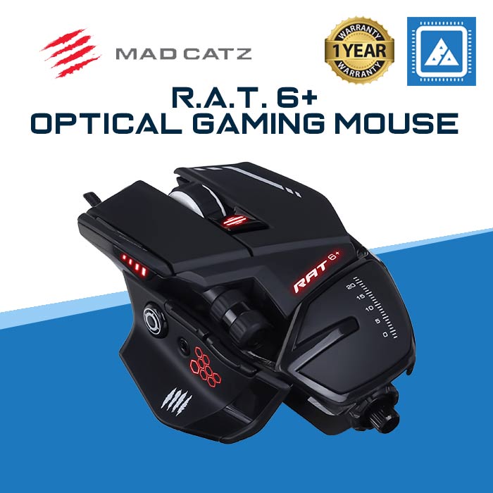Mad Catz The Authentic R.A.T. 6+ Optical Gaming Mouse