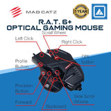 Mad Catz The Authentic R.A.T. 6+ Optical Gaming Mouse